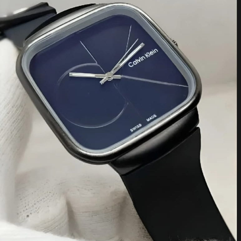 Calvin Klein Mens Watch With Square Dial Elegant Modern And Durable Timepiece For Daily Wear And Special Occasions (Without Box)
